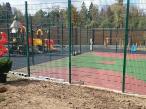 Забор на детскую площадку 50 метров фото в Куровском