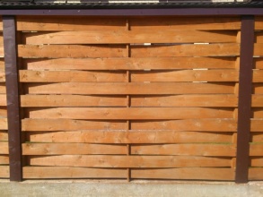 Деревянный забор плетёнка 12 метров фото в Куровском